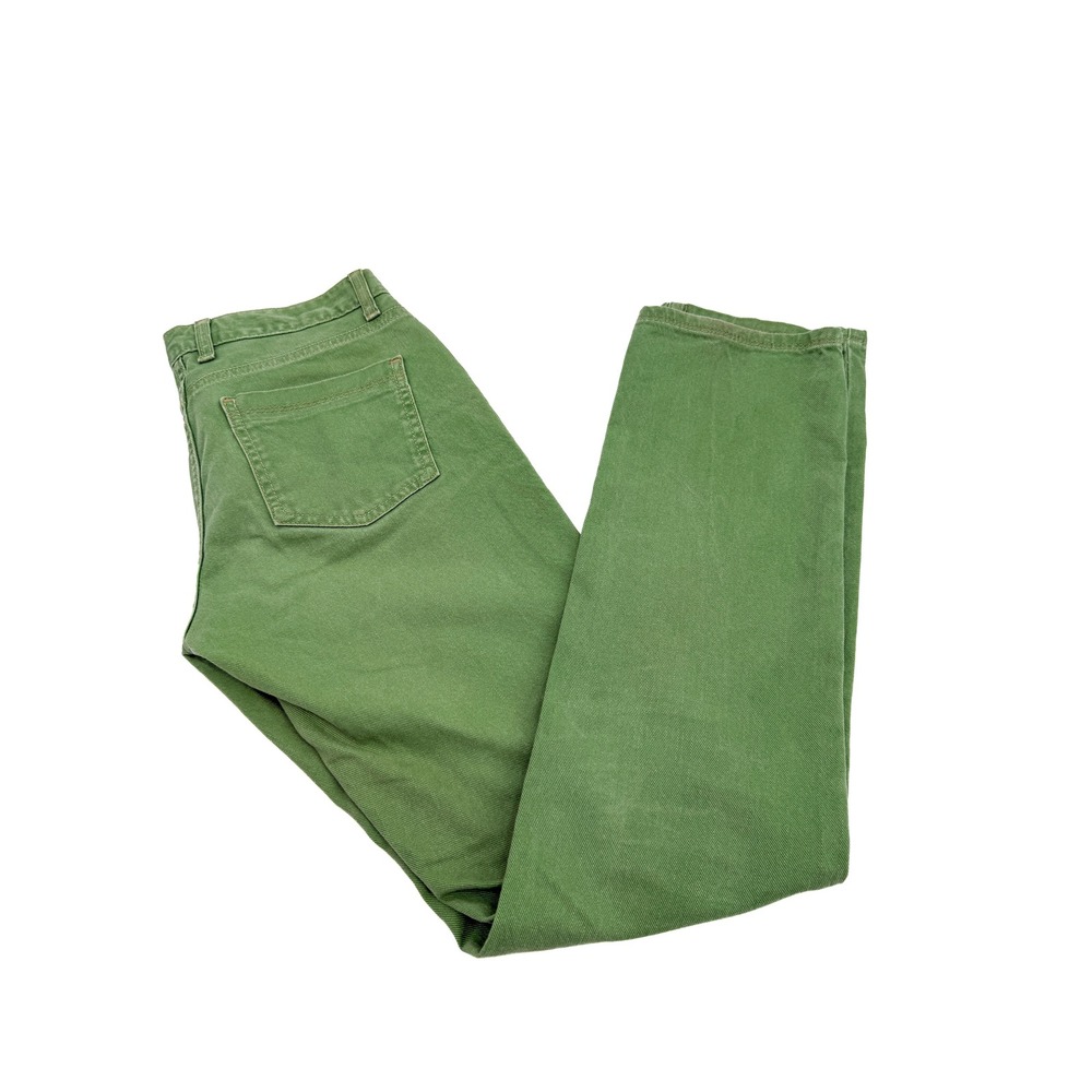 Boden Jeans Women 30 Green Straight Leg Denim Casual High Rise 0182